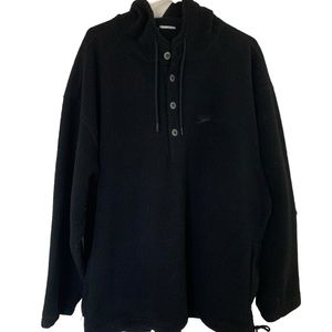 Men’s Black Fleece Speedo Hoodie - XL